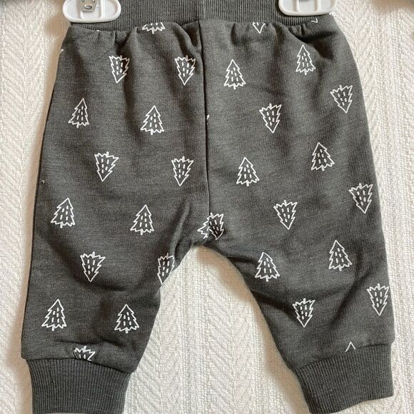 PL BABY Boy 3 Piece JOY Embroidered Long Sleeve Top Set - Picture 3 of 5